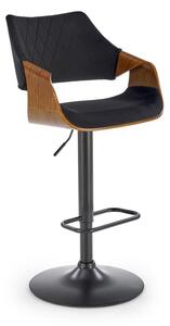Sgabello da bar H124 in nero