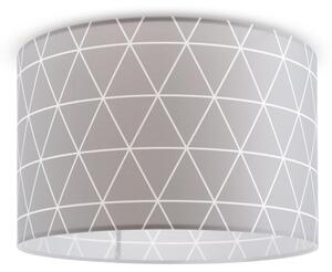 Lampada a soffitto Paralume in tessuto Luce a sospensione E27 Luce a sospensione camera da letto rotonda
