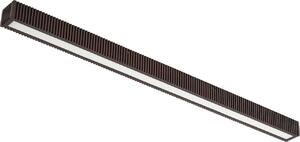 Lucande Plafoniera LED Emara, legno scuro, rovere, dimmerabile