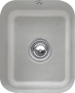 Lavello sottopiano V&B Cisterna 45 m, scarico manuale, fossile CeramicPlus