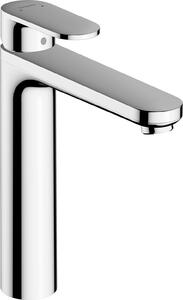 Hansgrohe Vernis Blend Mitigeur monocommandé pour lavabo 190 avec alimentation en eau isolée et vidage à tirette chrome, saillie 169 mm, 71572000, 71572000