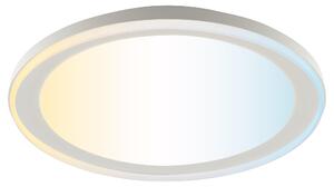 Brilliant G81155/05 Pederson Lampada da soffitto a LED 45 cm in metallo/plastica bianca con LED integrati