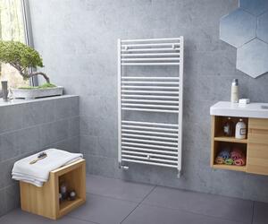 Radiatore da bagno, radiatore portasciugamani dritto XIMAX Centrino bianco, altezza 720 mm, 500 mm, 315 Watt