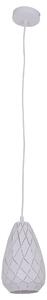 Lampada a sospensione Alison E27 Ø15cm bianco