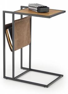 Tavolino da caffè Compact in rovere oro/nero