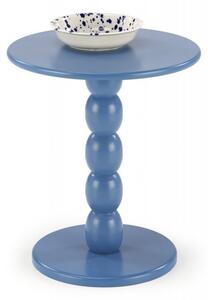Tavolino da caffè rotondo Cirilla in blu - ø40/h47 cm