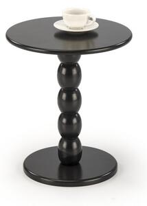 Tavolino da caffè rotondo Cirilla in nero - ø40/h47 cm