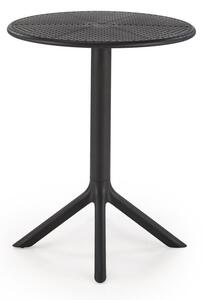 Tavolo rotondo Calvo nero ø60/h72 cm