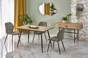 Tavolo Berto natur/nero L120 cm