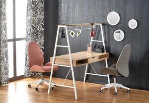 Scrivania B48 in rovere sonoma/bianco - L139 cm