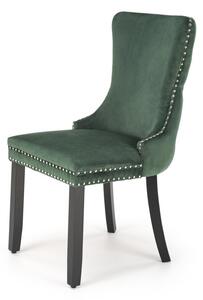 Sedia Alda in velluto verde scuro H95 cm
