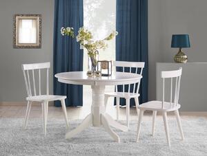 Gloster set tavolo rotondo ø106 cm + 3 sedie Barkley bianco