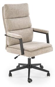 Sedia da ufficio Adriano in tessuto beige - H110 cm