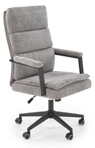 Sedia da ufficio Adriano in tessuto grigio - H110 cm