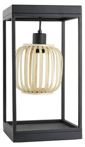 HOME DELUXE Lampada da tavolo ZITA - Nero | Lampada da tavolo Lampada da comodino Luce da tavolo