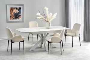Set Vivaldi L160-200 cm + 4 sedie K477 crema