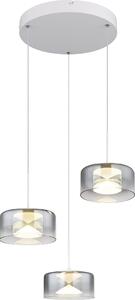 Globo Belinda LED lampada a sospensione 18W bianco neutro bianco, metallo Ø15cm 16024-3WR
