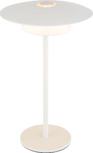 Lampada da tavolo cordless con batteria ricaricabile Touch Dimmer Lampada da tavolo Dimmerabile Bianco 21024W