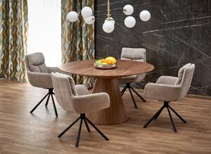 Set tavolo rotondo Henderson + 4 sedie K495 beige