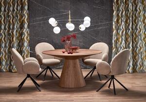 Set tavolo rotondo Henderson + 4 sedie K498 beige