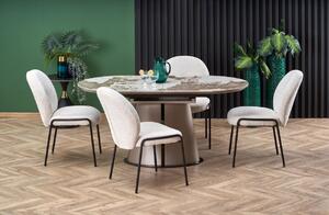 Robinson Marble Tavolo allungabile beige/cappuccino - L160-200 cm