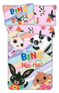 Set copripiumino e federa da bambini in cotone per culla 100x135 cm Bing "It's a thing" – Jerry Fabrics