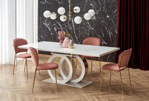 Set Galardo tavolo pieghevole Galardo + 4 sedie K499 velluto rosa