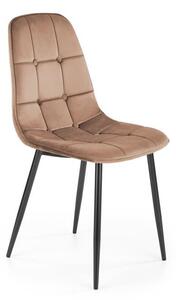 Sedia K417 velluto beige