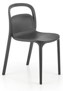 Sedia in plastica K490 in nero