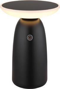 Lampada da tavolo ricaricabile a batteria lampada solare da tavolo per esterni luce solare nera 36625S