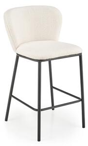 Sgabello bar imbottito H-119 in crema