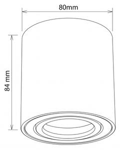 BRILAGI - Faretto MIA 1xGU10/30W/230V 84x80 mm bianco