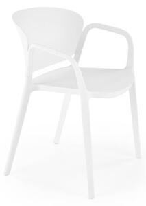 Sedia in plastica K491 in bianco