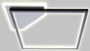 NOWA plafoniera in metallo nero opaco, 2x LED
