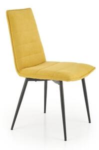 Sedia imbottita K493 senape - H92 cm