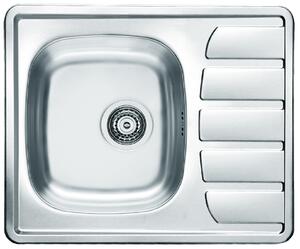 Lavello in acciaio inox ALVEUS Zoom 10 Natur 615x500x0,6 mm 1098940