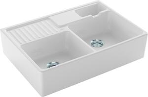 Villeroy & Boch Lavelli - Lavello in Vetroceramica 90x63 cm, CeramicPlus, bianco alpino 632391R1