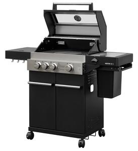 Stazione barbecue a gas Feuergott Hektor 3B-S con copertura inclusa