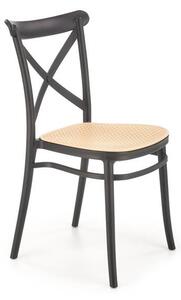 Sedia in plastica K512 nero