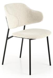 Sedia imbottita K497 crema
