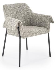 Sedia imbottita K522 grigio