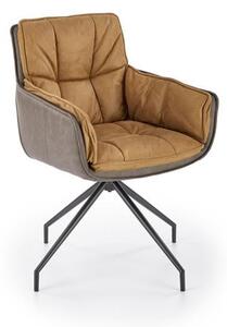 K523 sedia imbottita marrone