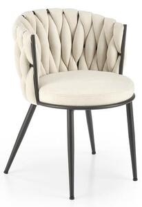 Sedia K516 in tessuto beige