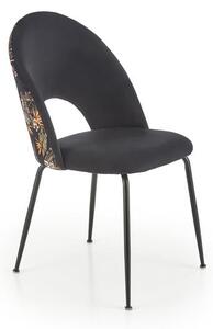 Sedia K505 nero/floreale