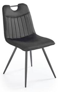Sedia K521 velluto nero