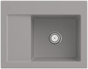 Lavello da cucina Villeroy&Boch, lavello da cucina Subway 45 Compact Fossil 650x510mm, larghezza base 45cm