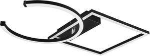 Lampada da soffitto a LED PIVOT 23W 3000K 2800lm, metallo nero, dimensioni: 7,7x42x54,5 cm, IP20, RL