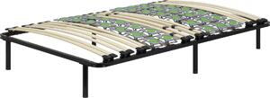 Rete a doghe i-flair 100x200 cm su gambe, letto per ospiti Ergo IF55 con molle a tazza e contenitore - adatto a tutti i materassi e letti