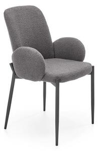 Sedia imbottita K477 Grigio