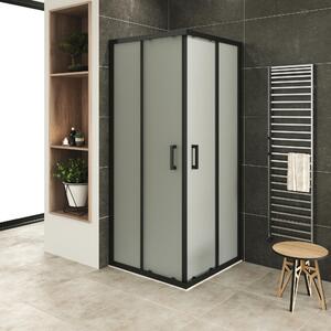 Cabina doccia i-flair ad ante scorrevoli 95x100x180 cm in vetro di sicurezza satinato da 6 mm - DK79